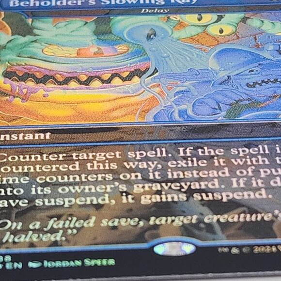 MTG Beholder’s Slowing Ray #1788 Foil Rare Secret Lair Drop Series (SLD) - Picture 7 of 8